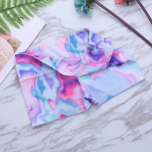Miniatura 6 de Traje de baño deportivo sin mangas con pantalones cortos para entrenamiento y fitness para niñas y niñas