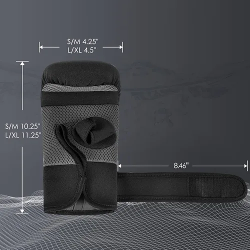 Miniatura 4 de MaxxMMA Guantes de neopreno lavables para bolsas pesadas - Entrenamiento de boxeo