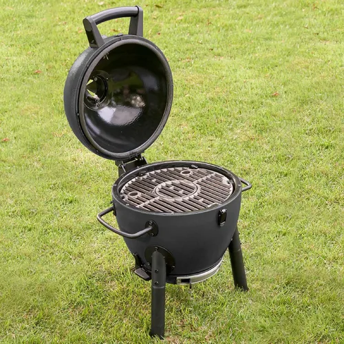 Miniatura 2 de Char-Griller E86714 AKORN Jr. Parrilla a carbón portátil tipo Kamado Ceniza