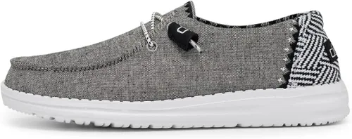 Miniatura 2 de Hey Dude - Mocasines Wendy de tela chambray para mujer