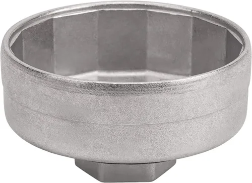 Miniatura 6 de AHL 901 Tapa 65mm Llave de filtro de aceite de 14 ranuras con accionamiento cuadrado de 1/2" Herramientas de extracción de filtro de aceite Juego