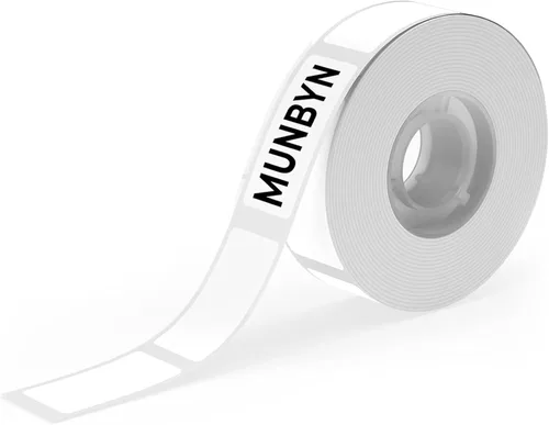 MUNBYN Cinta térmica para etiquetadora Bluetooth de pingüino, 0.591 x 1.181 in, 210 etiquetas/rollo, etiqueta autoadhesiva para el hogar, oficina,