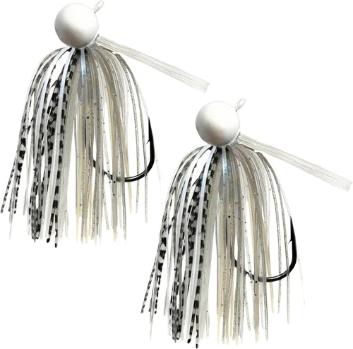 Miniatura 8 de Reaction Tackle Plantillas de fútbol de tungsteno para pesca de lubina, diseño de cebo sin malas hierbas, 97% de tungsteno puro, cabeza de plantilla