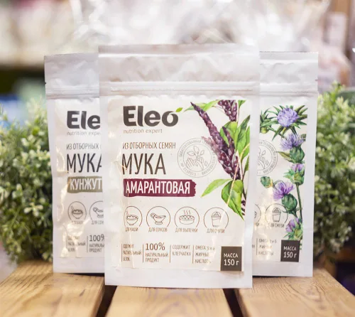 Miniatura 2 de Eleo Harina de amaranto siberiana totalmente natural, sin gluten, 150 g / 5.29 oz