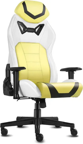 Modern-Depo Sillas ergonómicas para juegos para adultos con espuma viscoelástica de alta densidad | Silla de oficina cómoda giratoria, silla de