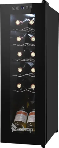 Miniatura 10 de Winado Refrigerador de vino con compresor de 28 botellas con temperatura ajustable, mini refrigerador de vino compacto independiente con control