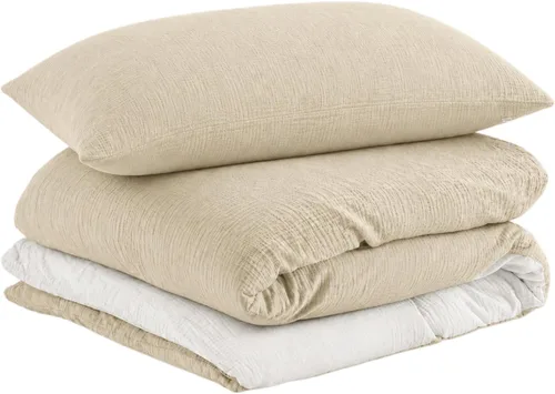 Miniatura 22 de EMME Muslin Cotton Duvet Cover Set