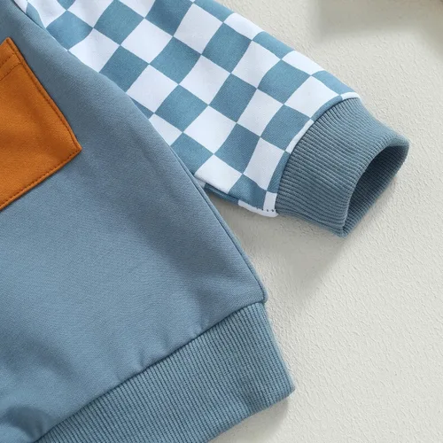 Miniatura 5 de Lesimsam Conjunto de sudadera de manga larga para bebé niño y niña, para otoño e invierno