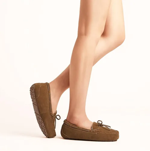 Miniatura 7 de Pantuflas Dream Pairs planos, de piel sintética, para mujer