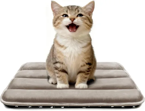 Miniatura 45 de Alfombrilla para Cama de Perro – Almohadilla de Perrera Suave y Cómoda para Jaula – Cama y Almohadilla Duradera para Perros y Gatos – Ideal para Gris