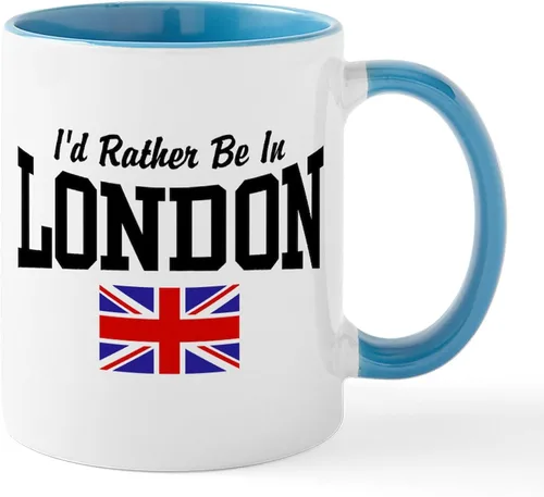 Miniatura 35 de CafePress Born American, British By Hea Taza de café de cerámica de 11 oz (11.0 fl oz)