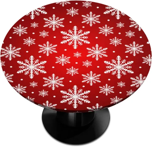 Miniatura 18 de Mantel Redondo con Elástico para Mesa de Playa, Diseño de Estrella de Mar, Cubierta de Mesa Circular, Impermeable, Lavable, de Poliéster, Pequeñas