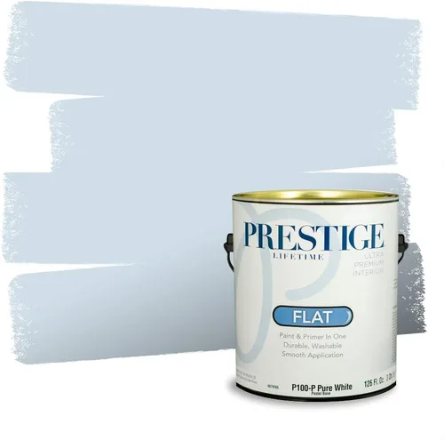Miniatura 1633 de Pintura Exterior + imprimación PRESTIGE, todo-en-uno, 1 galón, acabado mate, color comparable al Valspar* Royal Gray* VS151-Gris real