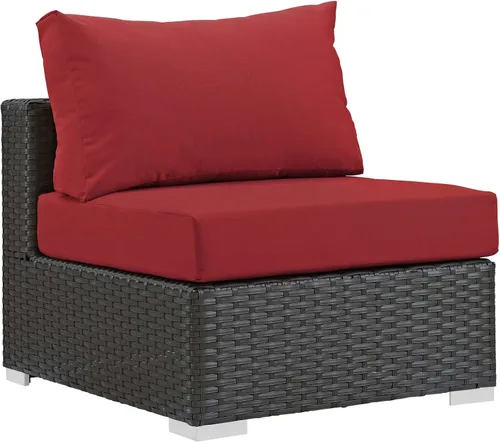 Miniatura 21 de Modway - Sillón para exteriores Lienzo toscano