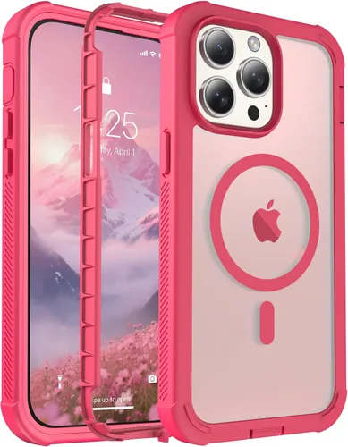 Miniatura 78 de jaroco - Funda magnética compatible con MagSafe para iPhone 11 de 6.1 pulgadas; protección de grado militar contra caídas, de doble capa