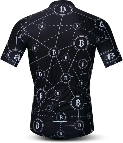 Miniatura 80 de Weimostar Hombre Ciclismo Jersey Manga Corta Bicicleta Ropa Multicolor Diamante