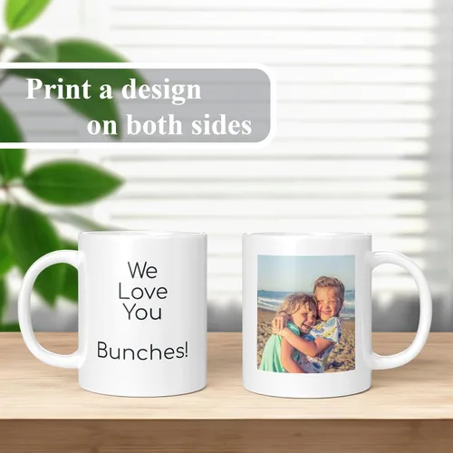 Miniatura 4 de Taza de café personalizada con foto, taza de cerámica personalizada de 11oz, taza de té con foto personalizada, idea única de regalo, Taza Café
