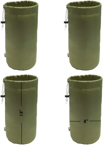 Miniatura 21 de Bolsa de saco, resistente al agua, con cordón duradero, paquete de 4