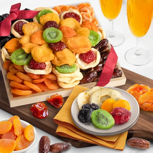 Miniatura 2 de A Gift Inside Sweet Bloom - Bandeja de frutas secas de lujo para vacaciones, cumpleaños, aperitivos saludables para negocios, kosher