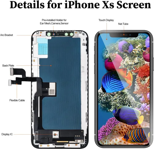 Miniatura 2 de para iPhone Xs Kit de reemplazo de pantalla FHD pantalla LCD 3D táctil digitalizador para modelo A1920 A2097 A2098 A2100 5.8 pulgadas