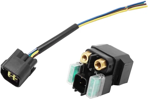 Miniatura 5 de M MATI Start Interruptor de parada y relé solenoide de arranque y enchufe para Yamaha YFZ450R YFZ450X 2009-2023 Kodiak 700 Some-Models 2016-2023