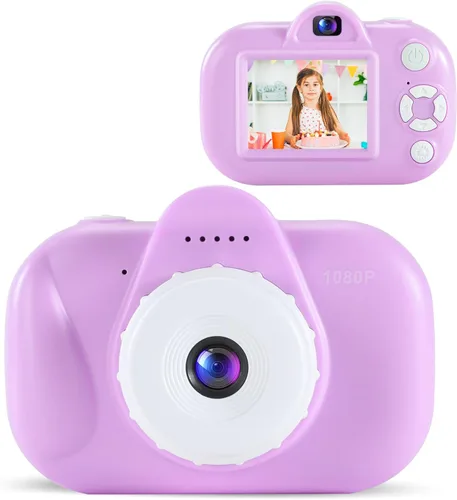 Miniatura 9 de MAVOKIS Cámara digital para niños de 3 a 8 años, cámara 1080P para niños con tarjeta SD de 32 GB, juguetes para niñas de 6 a 9 años, regalos