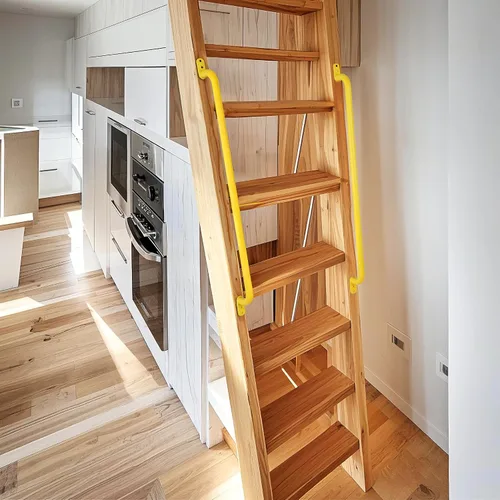 Miniatura 5 de Asa de escalera amarilla de 37 pulgadas de largo (1 par) – Asa de agarre larga de metal, barras de agarre para columpios, agarraderas de mano