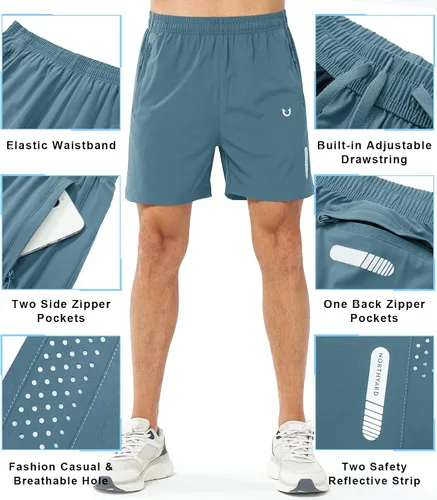 Miniatura 139 de NORTHYARD - Pantalones cortos deportivos para correr para hombres, ligeros, de secado rápido, 7, 5 o 9 pulgadas, para senderismo, deportes, gimnasio