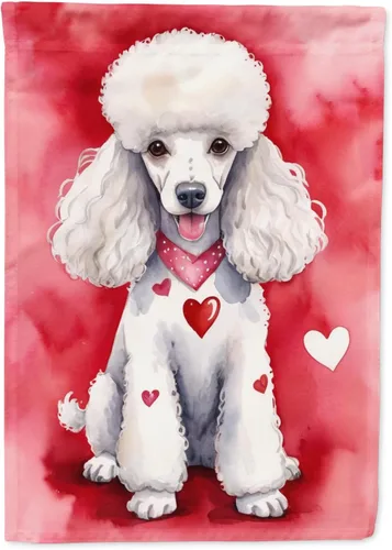 Miniatura 91 de Caroline's Treasures DAC5292CHF - Bandera de Border Collie My Valentine House para porche, grande, con manga para porche, para colgar en la pared