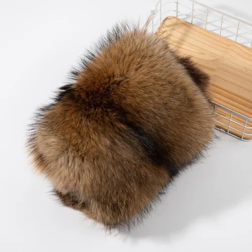 Miniatura 8 de Genuinas pieles curtidas naturales de mapache con pelaje clasificado de grado 1, pieles reales de mapache para atado de moscas, artesanías, abrigos
