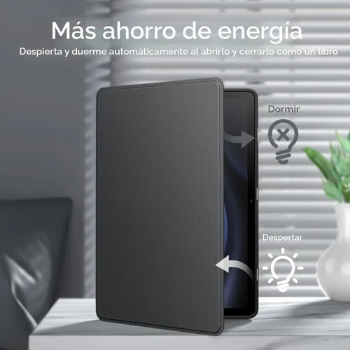 Miniatura 5 de JETech Funda para Samsung Galaxy Tab S10 Lite / S10 FE / S9 FE 10.9 Pulgadas con Soporte para Lápiz S, Funda Folio Delgado con Soporte y Visor Negro