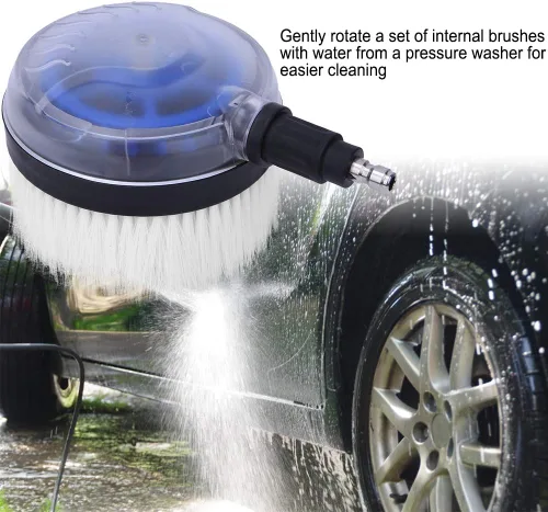 Miniatura 5 de Cepillo de lavado rotativo,Cepillo giratorio para lavadora a presión de automóvil,360 grados en forma de ventilador para pistola de agua de alta