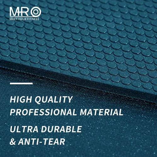 Miniatura 3 de MRO Extra Large Exercise Mat For Home Gym, 8'x4.5'/7'x4.5'/6'x4.5'(7mm) Workout Mats for Gym Flooring, Non-Slip, Extra Thick Durable Cardio Mat, Azul