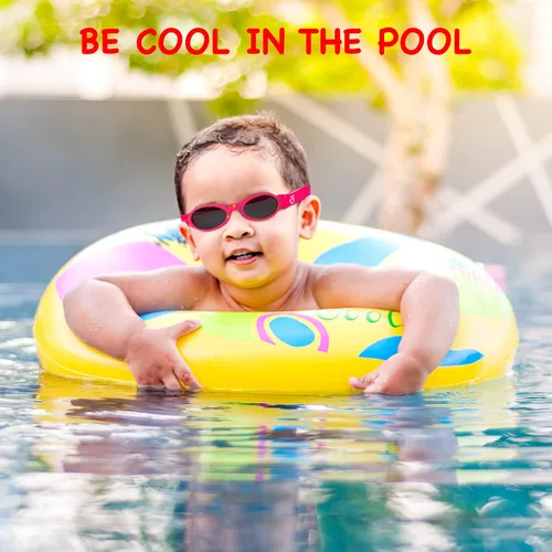 Miniatura 7 de Optix 55 Gafas de sol para bebé con correa Gafas de sol para bebés, niños y niñas de 0 a 12 meses edad 3, UV 400