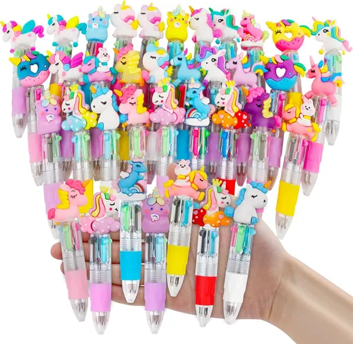 Miniatura 12 de CZWZ 8 piezas de bolígrafos de cuentas navideños, bolígrafos de plástico con cuentas y cuentas de silicona multicolor, bolígrafos navideños