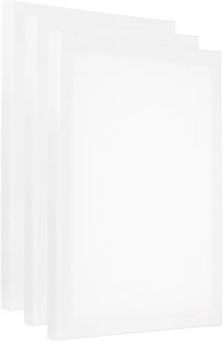 Miniatura 12 de PATIKIL Paneles de lienzos de pintura para pintura, paquete de 3 paneles rectangulares de madera de 5 x 7 pulgadas, paneles de arte en blanco