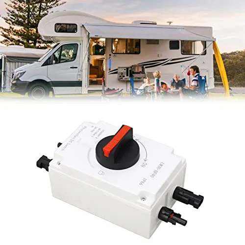 Miniatura 6 de Interruptor de desconexión rápida solar fotovoltaica CC 1500 V 32 A, disyuntor miniatura de CC IP66, caja combinada solar para sistema de paneles