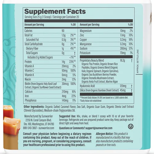 Miniatura 2 de Polvo de Proteína de Colágeno Vegano para Mujeres con Sílice, Polvo de Colágeno a Base de Plantas con Vitaminas Veganas para Cabello, Piel y Uñas