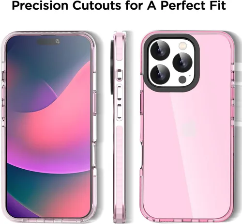 Miniatura 327 de AICase Funda protectora para iPhone 16 compatible con iPhone 16, delgada, ligera, transparente [no amarillenta] Diseño vibrante