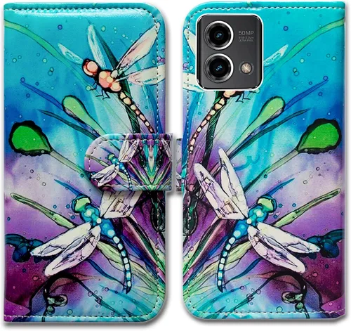 Miniatura 10 de Bcov Funda para Moto G Stylus 5G 2023, funda de piel con tapa y ranura para tarjetas y soporte para Motorola Moto G Stylus 5G 2023