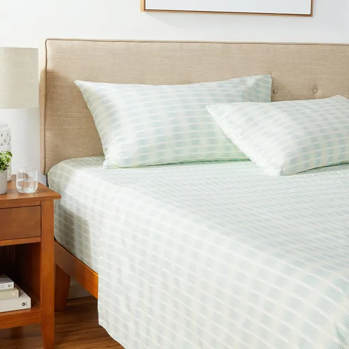 Miniatura 30 de Tommy Bahama - Juego de sábanas tamaño King, ropa de cama de percal 100% algodón con una sensación crujiente y fresca, sábanas con sábana bajera