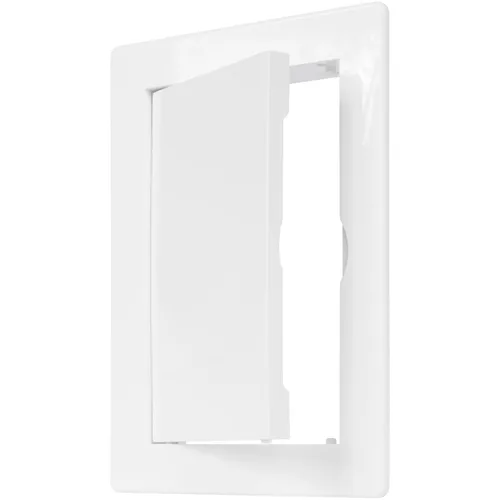 Miniatura 14 de Panel de acceso de plástico blanco de 4 x 4 pulgadas. Panel de puerta de eje de servicio. Plomería, electricidad, calefacción, panel de acceso
