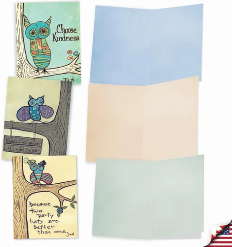 Miniatura 4 de The Best Card Company - 10 tarjetas en caja para niños (10.1 x 13 cm), lindas tarjetas en blanco para toda ocasión, MPOCB-KIDS.