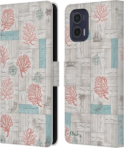 Miniatura 13 de Head Case Designs Officially Licensed Paul Brent Agate Mermaid Coastal Leather Book Wallet Case Cover Compatible with Motorola Moto G73 5G