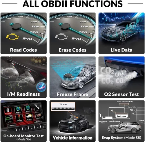 Miniatura 9 de Escáner EDIAG OBD2 YA-101 Lector de código automático para comprobar la luz del motor, sensor O2, prueba EVAP, prueba de monitor a bordo