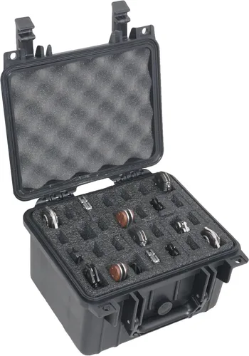 Case Club Estuche plegable para 28 cuchillos, organizador de viaje y almacenamiento de lados duros que se adapta a una variedad de cuchillos