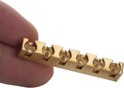 Miniatura 6 de Tuerca de latón ajustable de 1.693 in para Gibson Les Paul LP SG Style Guitarra Oro