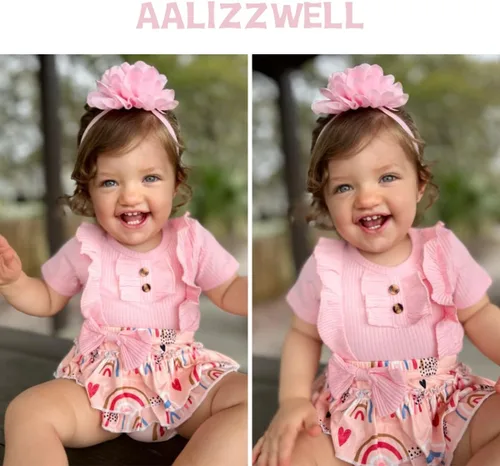 Miniatura 2 de Aalizzwell Traje de verano para bebés recién nacidos