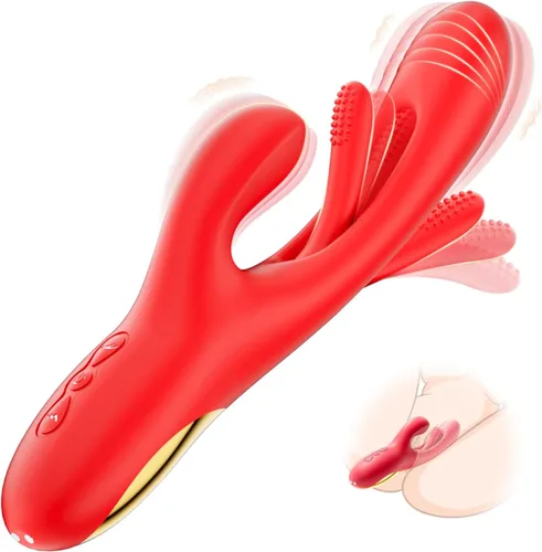 Miniatura 12 de Vibrador consolador conejo juguetes sexuales -LOVENOTE G Spot Vibrador masajeador para mujeres, estimulación del pezón del clítoris, juguetes Negro