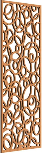 Miniatura 47 de Latrobe Paneles de pared decorativos de madera con calado, 9 3/8 pulgadas de ancho x 24 3/8 pulgadas de alto x 3/8 de alto, roble rojo rojo (Red Oak)